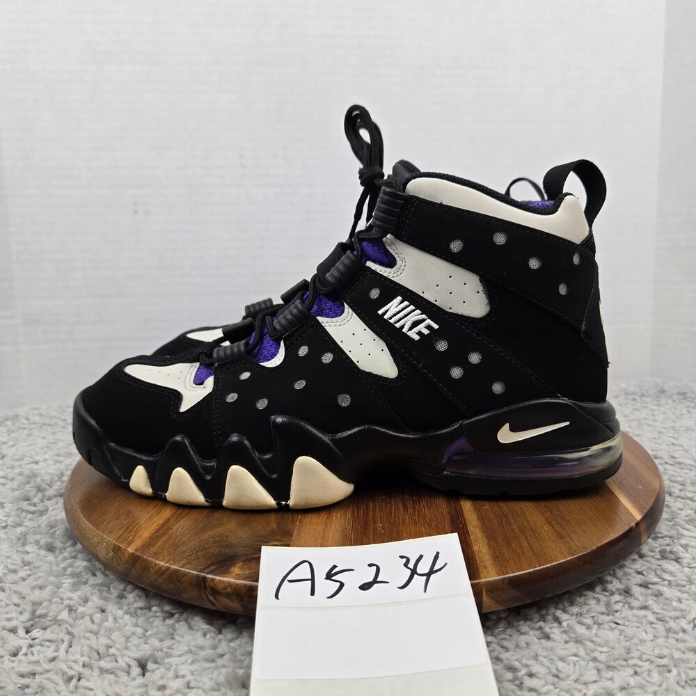 Nike Mens 10 Air Max 2 CB 94 Black Purple 2015 Retro Casual Sneaker 305440-006